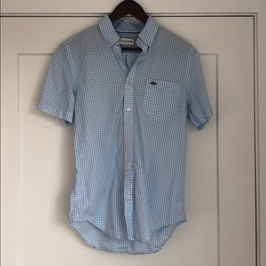 Lacoste Men’s Short Sleeve Sport Shirt, size Small